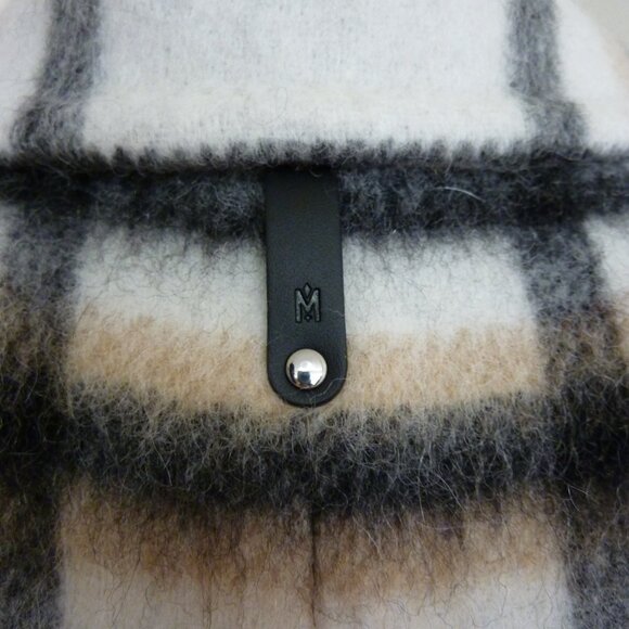 Mackage Sienna Wool-Blend Belted Coat In Plaid Print - Picture 13 of 15